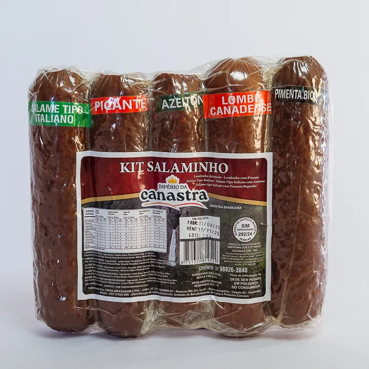Kit salaminho com quatro sabores